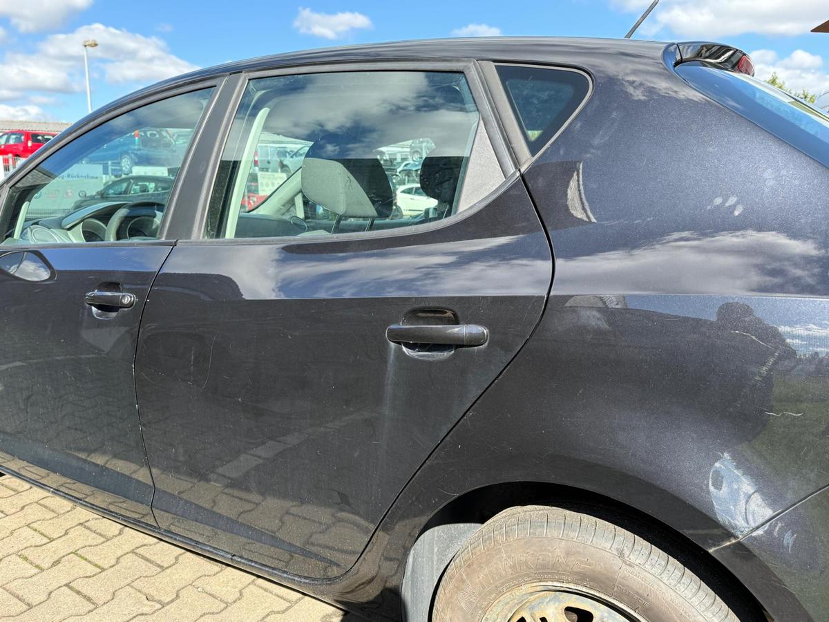 Seat Ibiza 6J original Tür hinten links LC9Z Black Magic 5 Türer Rohbau BJ09